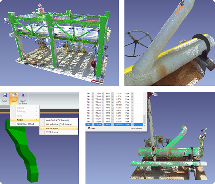 Point Cloud Exports Collage